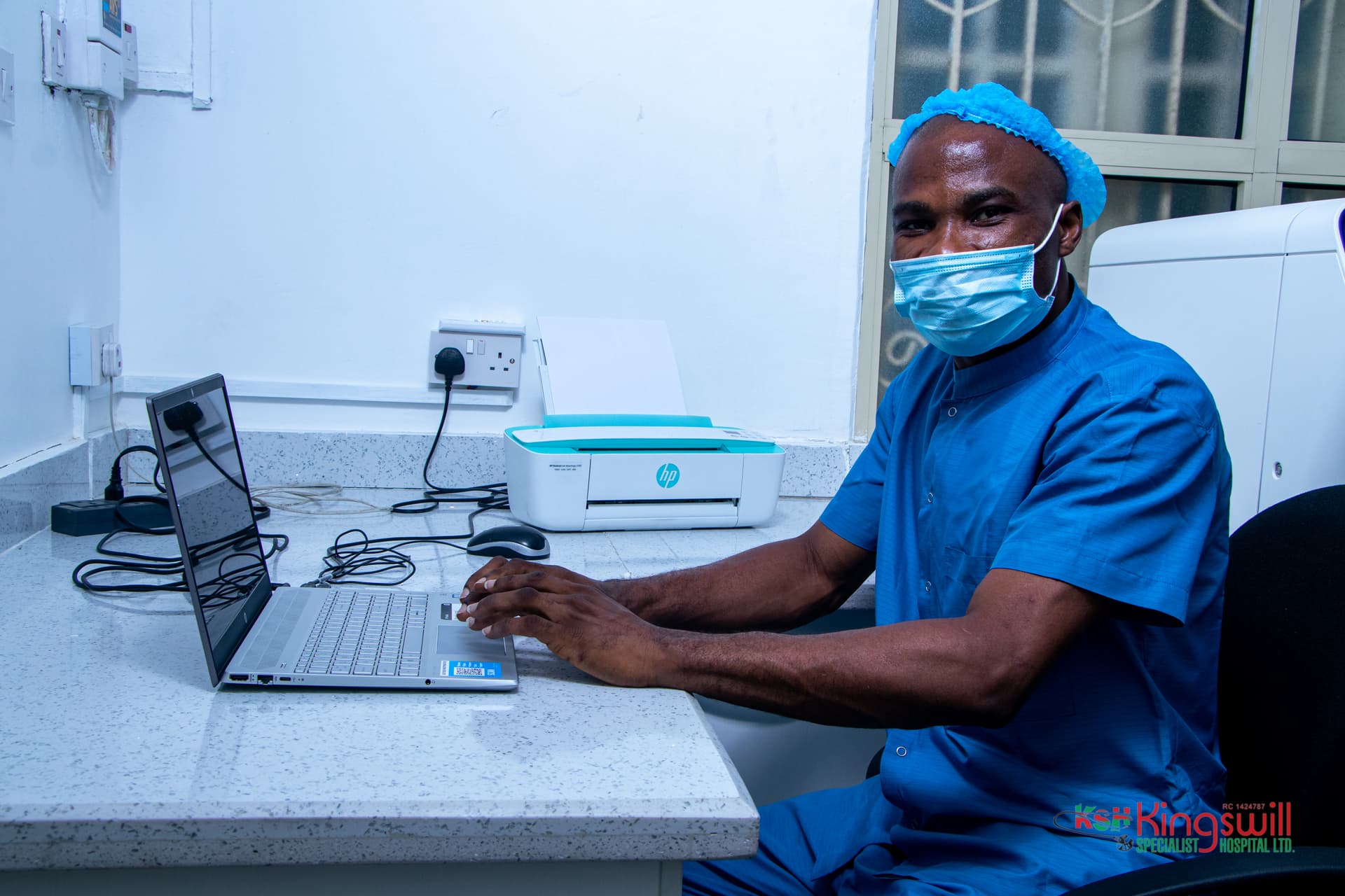 Laboratory scientist working